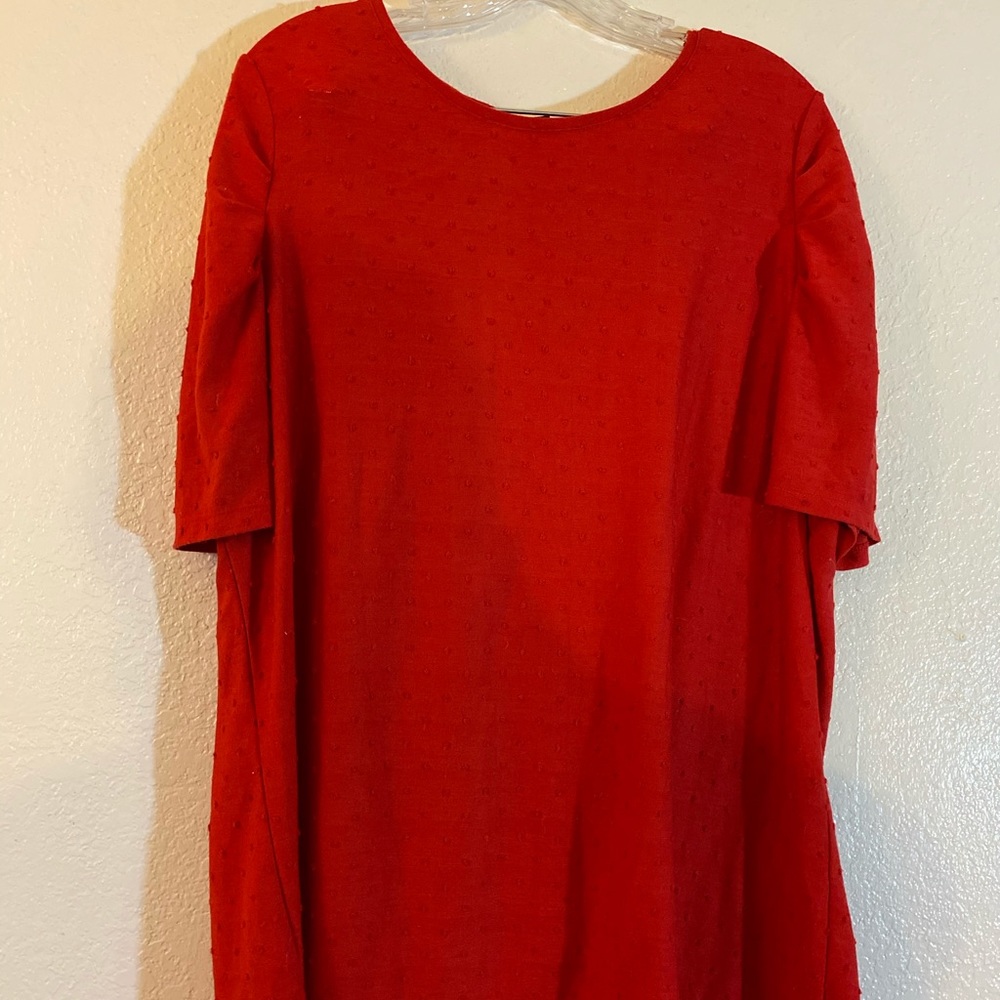 Red polka dot texture blouse Your Sixth Sense